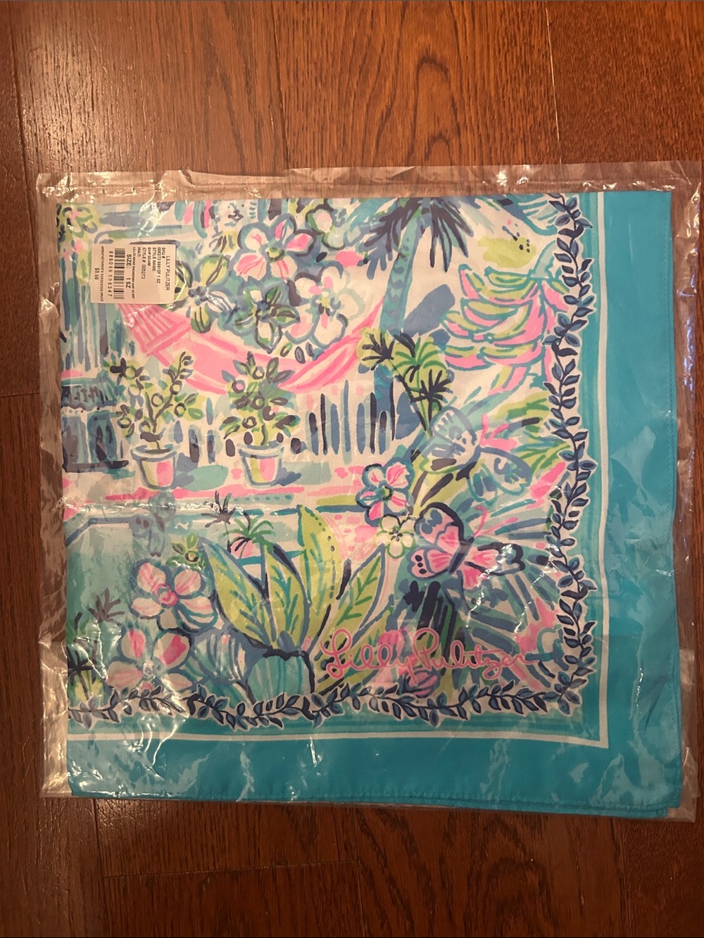 Lilly Pulitzer Silk Scarf NWT - Picture 6 of 7